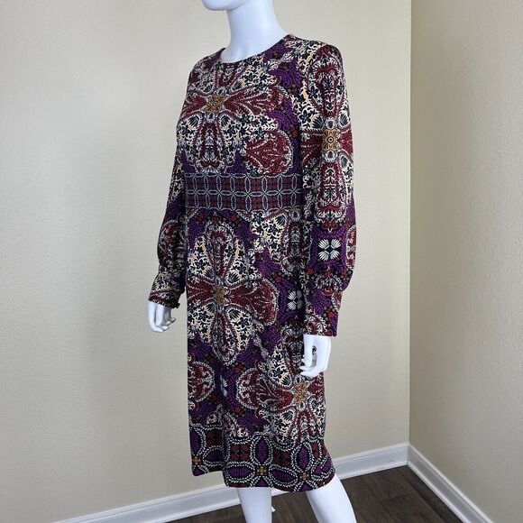 Chico's Womens Size 1P Medallion Print Sheath Midi NEW Dress Floral Party Office - Picture 14 of 15